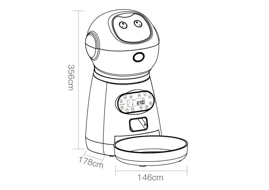 Automatisk husdjursmatare