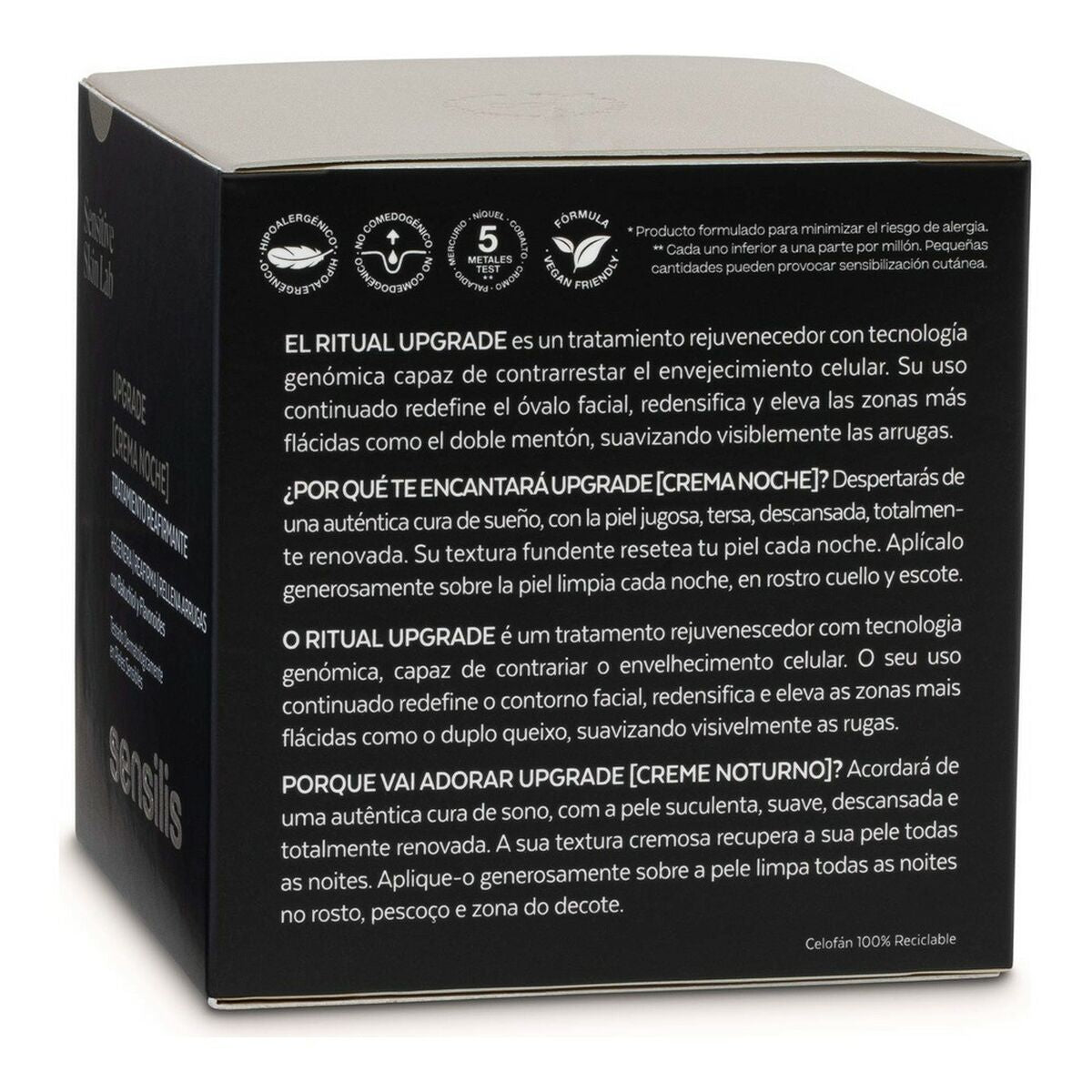 Anti-Ageing Night Cream Sensilis Upgrade Firming 50 ml-3