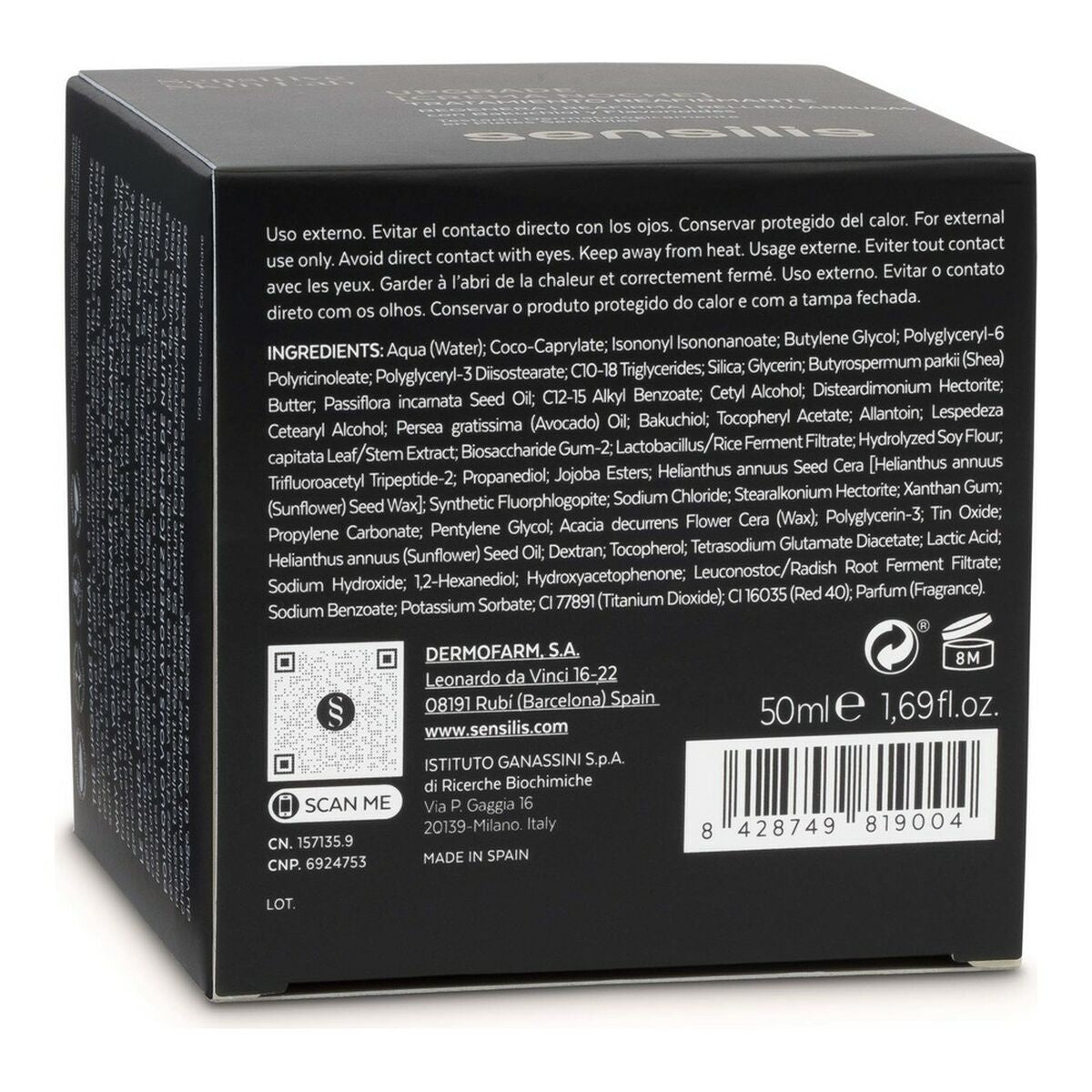 Anti-Ageing Night Cream Sensilis Upgrade Firming 50 ml-2