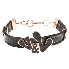 Ladies'Bracelet Victorio & Lucchino VJ0267BR Black Pink Steel-0