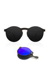 Looper - Foldable round sunglasses-0