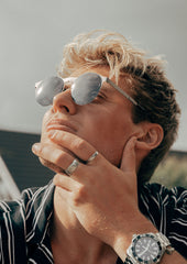 Looper - Foldable round sunglasses-1